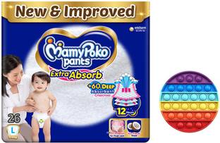 MamyPoko Diaper Large with Free Popit - (26)