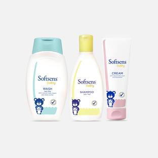 Softsens Baby Cleanse & Nourish Skincare Trio