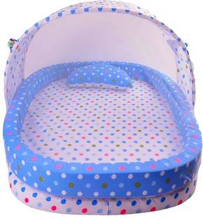 कितची aby Bedding Set Cotton Bed with Mosquito Net and Bumper Guard
