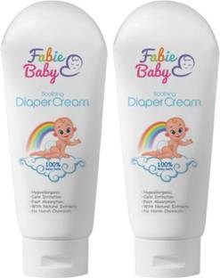 Fabie Baby Baby Soothing Natural Diaper Rashes Cream 100 Ml, (Pack of 2)