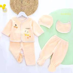 PIKIPOO Baby Boys & Baby Girls Casual Romper Bodysuit, Cap,Jumpsuit, Sleepsuit, Sweater