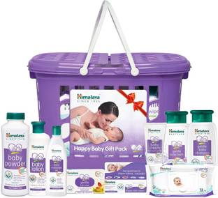 HIMALAYA HAPPY BABY GIFT BASKET (9 IN 1)
