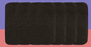 The Cheeky Kidzz Baby Bamboo Reusable Microfiber Cloth Diaper Soaker Wet-Free Insert Pads