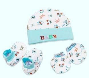 MEEOWMEE BABY CAP BOOTY MITTEN SET