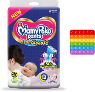 MamyPoko Diaper New Born Baby with Popit - (45 pcs)
