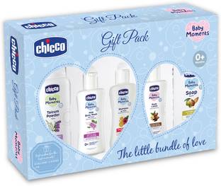 Chicco Baby Moments Essential Blue Gift Set