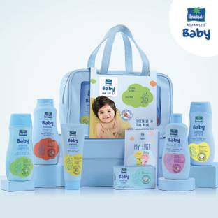 Parachute Advansed Baby Gift Pack with New Born Baby essentials | With Travel friendly Clear Bag