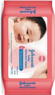 JOHNSON'S Baby Skincare Cloth Wipes - 20-Wipes ( pack of 1 )