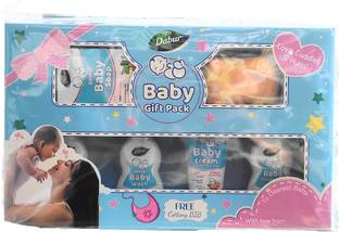Dabur BABY GIFT PACK + FREE BABY TOWEL (NO HARMFUL CHEMICALS ADDED))