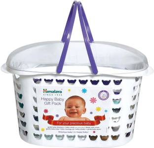 HIMALAYA HAPPY BABY GIFT BASKET (7 IN 1)