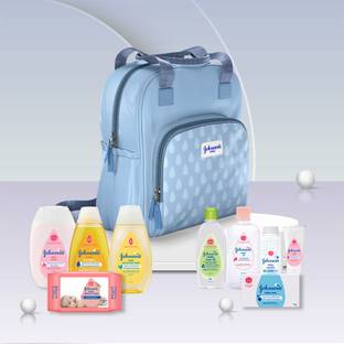 JOHNSON'S BABY Gift Pack with Daily Essential products & a Premium Maternity Bag