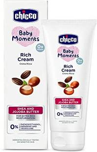 Chicco Baby Moments Rich Cream, New Advanced Formula with Natural Ingredients 100 gm
