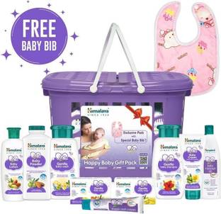 HIMALAYA Happy Baby Gift Pack with Baby Bib (9 in 1)