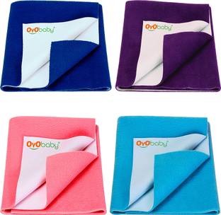 Oyo Baby Gift Set For New Born Baby (4 Baby Bed Protector Waterproof Dry Sheet)