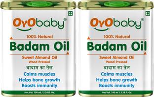 Oyo Baby Gift Set For New Born Baby (2 Baby Badam Rogan Oil)