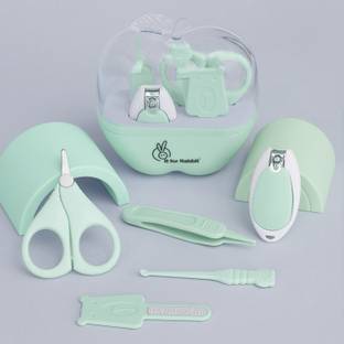 R for Rabbit Stylo Apple Baby Manicure Set 0-3 Years |Grooming Kit for Baby (Green)