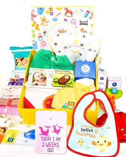 The Baby First Box Newborn Baby Essential Kit - 21 Items(Winter Kit for 0-3 Months)