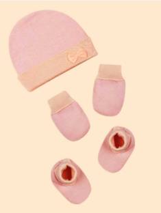 MEEOWMEE Newborn Baby super soft Mitten Sets Cap and Booties/Newborn Cap Set