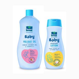 Parachute Advansed Baby Nourishing Essentials, Massage Oil & Lotion