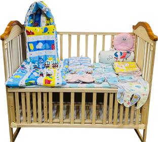 Fareto 60 in 1 New Born Baby Complete Daily Items Combo(0-6 Months)