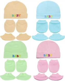 MEEOWMEE Baby Cap, Mitten & Booties Set