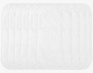 The Cheeky Kidzz Pack Of 10 Baby Reusable Microfiber Soaker Wet-Free Insert Pads For Cloth Diaper