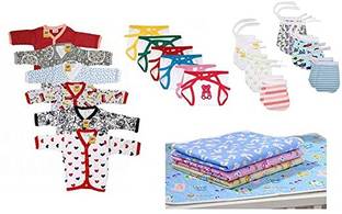 Fareto 24 in 1 New Born Baby Complete Daily Items Combo(0-3 Months)