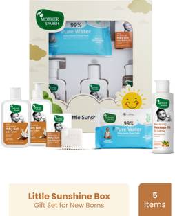 Mother Sparsh Essential Baby Skin Care Gift Set Perfect for Newborn