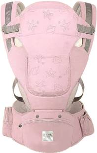POLKA TOTS 6 in 1 Ergonomic Kangaroo Waist Belt with Detachable Hip Seat Baby Carrier