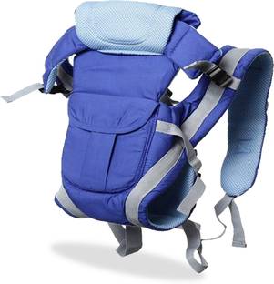 Kidsify Baby Carrier Bag Adjustable Hands Free 4 in 1 Baby safety Belt Child Navy Blue Baby Carrier