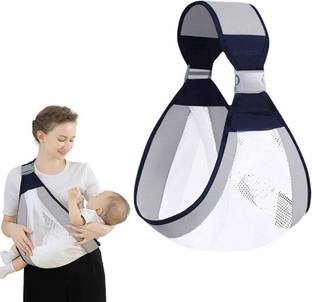 ShopalQ Baby Carrier Newborn to Toddler Baby Sling, Shoulder Baby Holder Carrier Baby Carrier