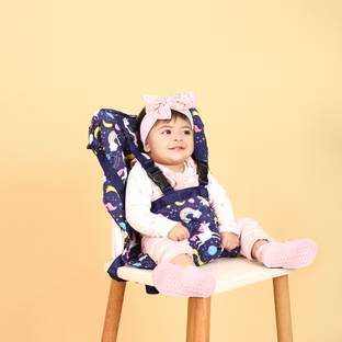 Alfora Magic Seat-Baby Portable Safety Seat Belt for Feeding Baby (Blue-Unicorn) Baby Carrier