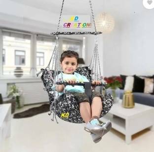 PIPRESHWAR Big Size Baby Swing Folding & Washable 1- 5 Years With Safety Belt indoor Baby Carry Cot