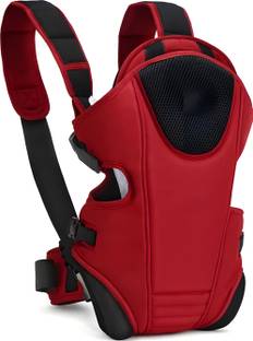 Laee cute First Blossom 3 Way Baby Carrier With Head Cushion - Red to Black Baby Cuddler