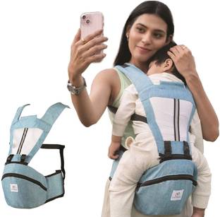 TINYBERG CuddleHipsy 4-in-1 Baby Carrier with Hip Seat, Adjustable Straps & Pockets Baby Carrier