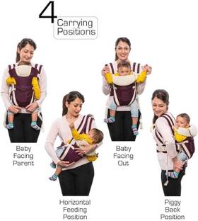 smilykid Baby Carrier 4-in-1 Adjustable kangaroo style bag Baby Carrier