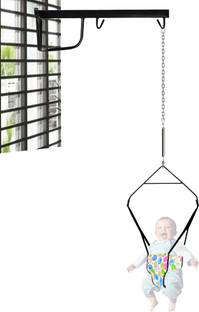 VParents Baby toddler Jumper Cum Baby Walking Harness Function, Fun Activity (Blue) Baby Cuddler