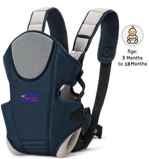 Magic Seat by Alfora Premium Ergonomic Carrier with strong Buckle & Strap, 3 in 1 (Navy Cream) Baby Carrier