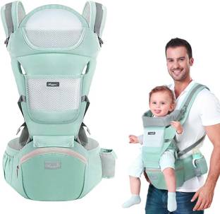 PATPAT 6 in 1 Baby Carrier with Lumbar Support All Position Carrier for Newborn Baby Carrier