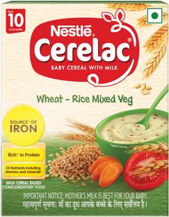 Nestle Cerelac Wheat-Rice Mixed Vegetable Cereal From 10 to 24 Months Cereal