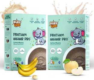BURPEASE Pratham Aahaar Baby Food Fullfilled With Sprouted Grains(Banana,Apple) Cereal