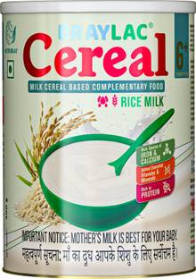 BRAYLAC cereal Rice Milk - Baby cereal -300 gm Tin pack ( 6 to 24 months baby) Cereal