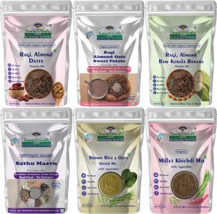 TummyFriendly Foods Certified Organic Baby Food For Toddlers, 1 Year plus. 6 Packs, 50g Each Cereal