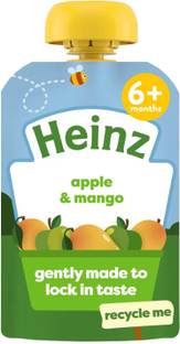 HEINZ Organic Apple & Mango Baby Puree, UK-made Cereal