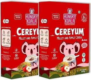 HUNGRY KOALA Cereyum Millet & Apple Cereal for Kids, 100% Natural, No added Sugar Cereal