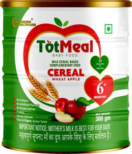 TotMealBabyFood Baby Food Wheat Apple Cereal