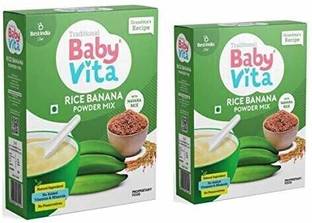 Babyvita Rice Banana Powder|Natural Ingredients|No Preservatives Cereal