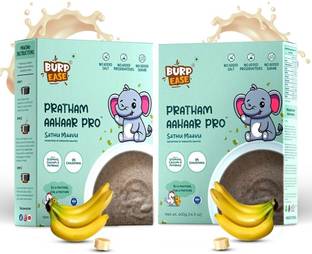BURPEASE Pratham Aahaar Baby Food Fullfilled With Sprouted Grains, No Added Sugar(Banana) Cereal