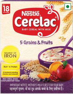 Nestle Cerelac 5 Grains & Fruits From 18 to 24 Months Cereal