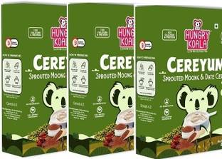 HUNGRY KOALA Cereyum Sprouted Moong & Date Cereal for Kids, 100% Natural, No added Sugar Cereal